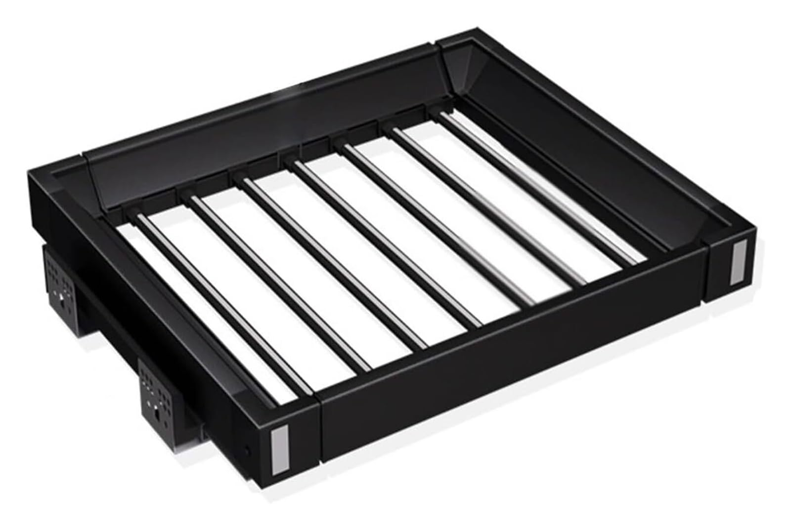CAFIEDR Pull Out Trousers Rack, Pull Out Trousers Rack Drawer, Very Suitable For Drying Clothes Above The Washing Machine.Black-614-664mm