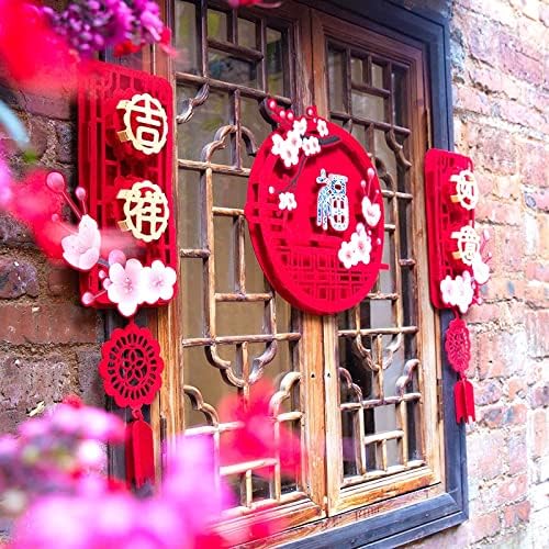 JJZXD 春節の連句中国の旧正月の装飾ドアの絵の連句 (Color : A) 2024