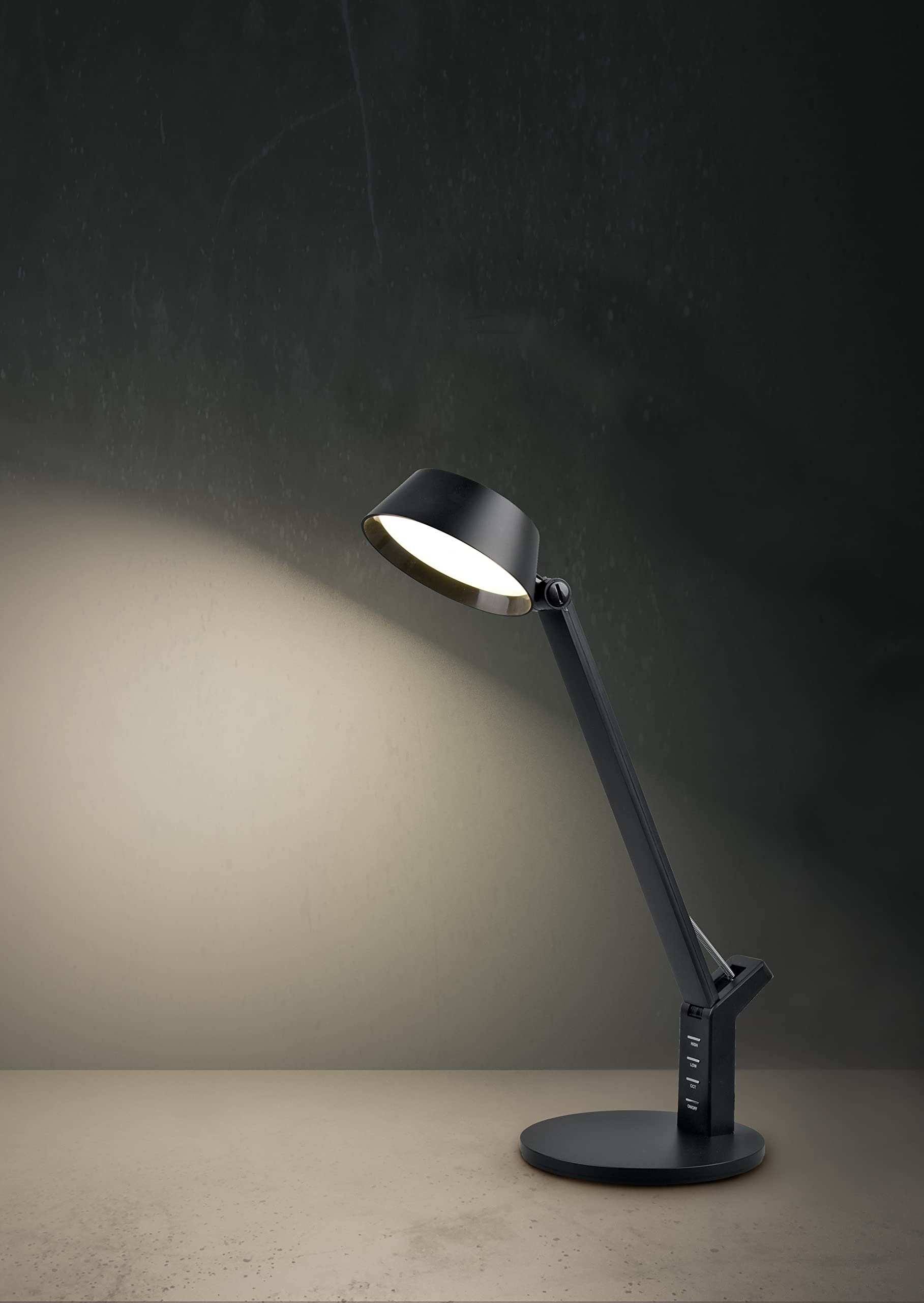 Trio Leuchten LED Tischleuchte Ava 523090131, Kunststoff Schwarz matt, inklusiv 5 Watt LED |