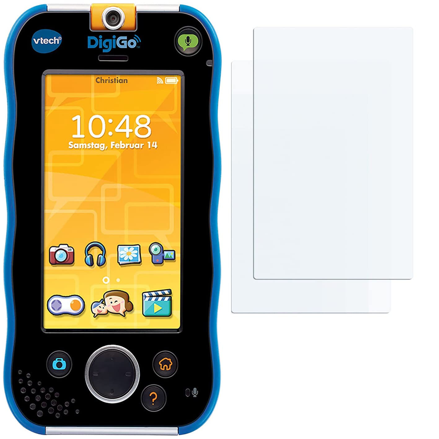 KARYLAXFlexible Glass Screen Protector, 9H Hardness, Anti-Scratch, Screen Protector for Vtech Digigo Smartphone (Pack of 2)