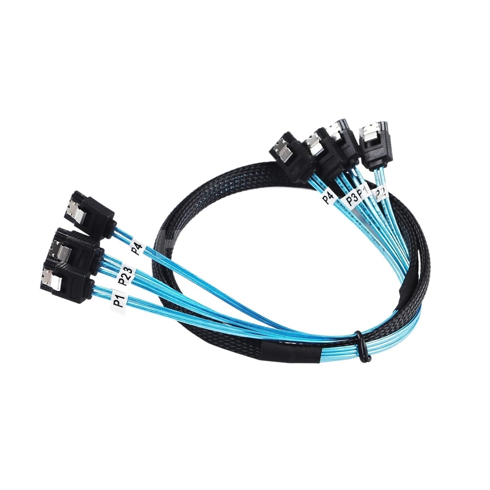 Cavo splitter Accessori for computer SATA III 6Gbps SAS 4 a for MODALITÀ IT SCHEDA HBA LSI 9212-4I4E 50CM