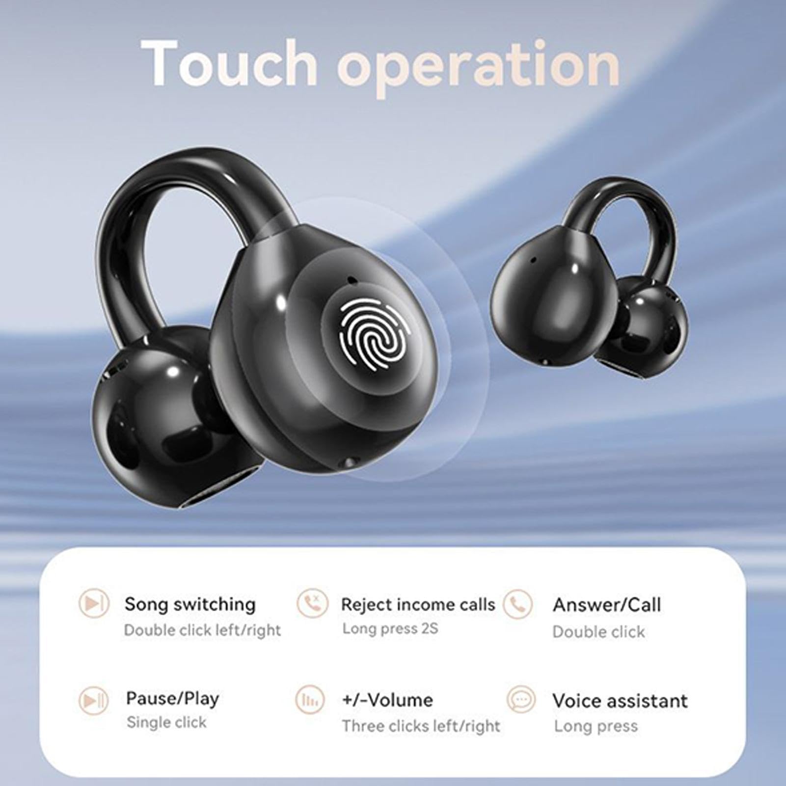 Auricolari con cancellazione del rumore Cuffie Over Ear Compatte Con