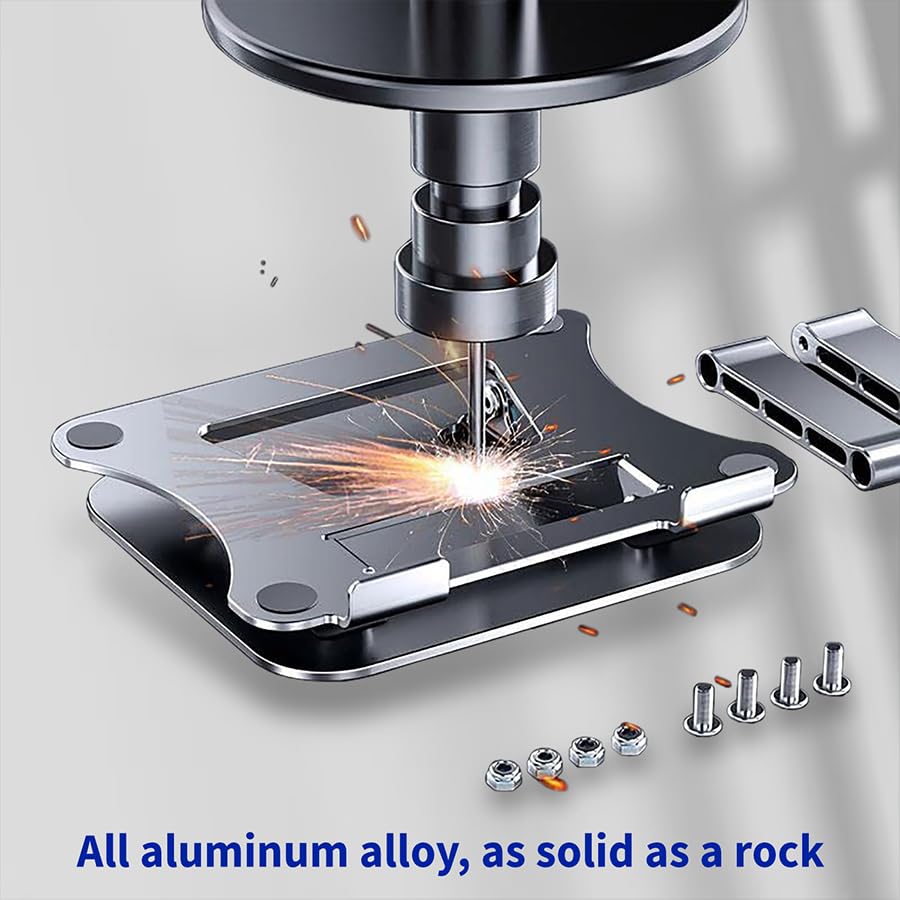 URBAN KINGS Aluminum Laptop Stand, Ergonomic Adjustable Notebook Stand, Riser Holder Computer Stand Compatible More 10-15.6" Laptops 41 61liZL1GGkL