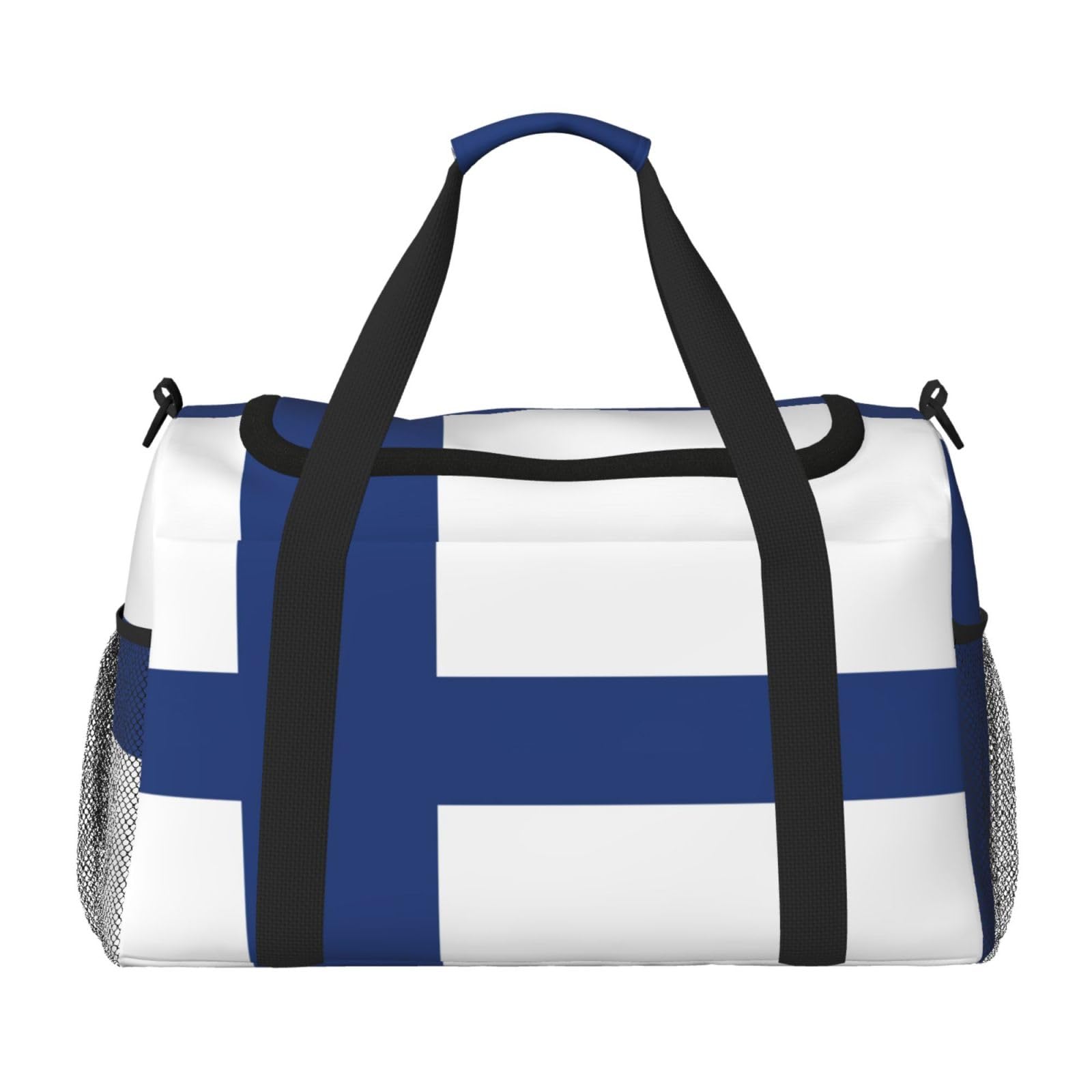 Fińska flaga torba na ramię kobiety mężczyźni podróżna torba crossbody torebka torba na ramię torebki robocze codzienna torba hobo