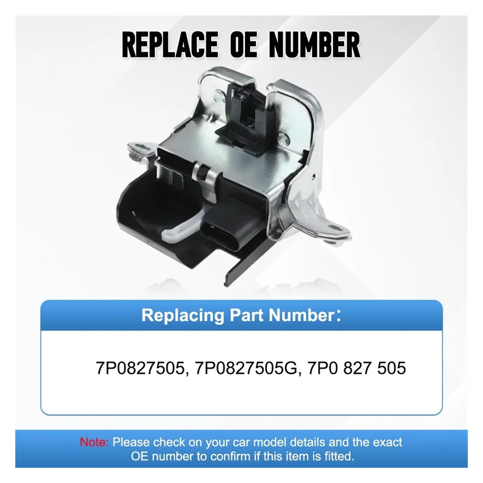 Serratura Portellone Serratura Attuatore Portellone Posteriore A 4 Pin Per Seat Alhambra 2011 2012 2013 2014 2015 2016 2017 2018 7P0827505