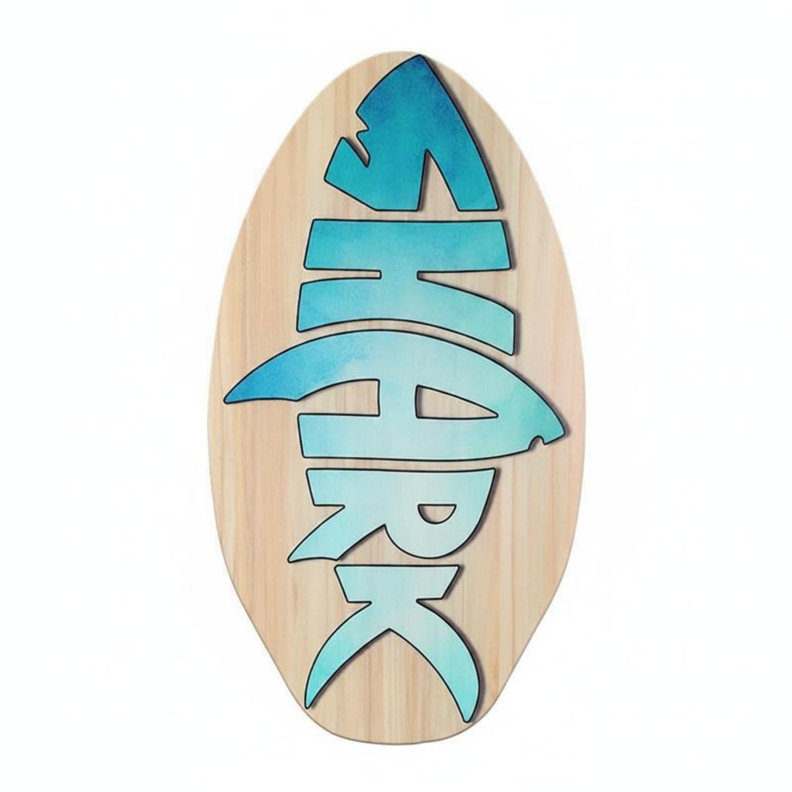 Tabla de Skimboard Ligera Tabla de Playa Madera Deporte Acuático