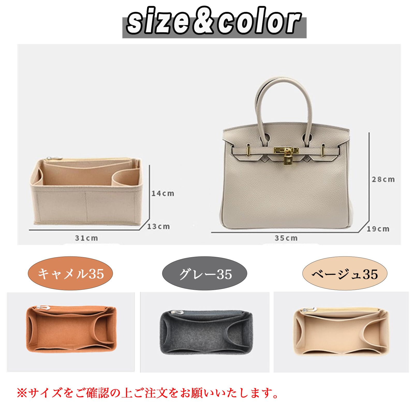 Amazon.co.jp: [Takusan Shopping]インナーバッグ バッグインバッグ 