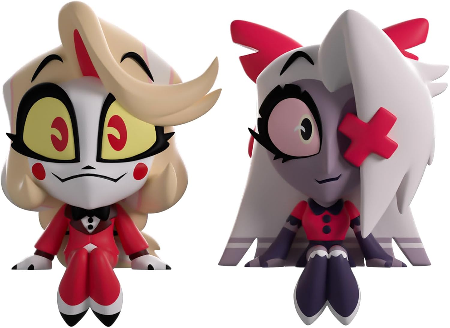 Youtooz Hazbin Hotel Charlie & Vaggie Monitor Buddiez, Collectible Display from Hazbin Hotel Collection