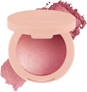 Powder Rouge Makeup Blush Rosy Powder | Long Lasting Shimmer Builds, Lightweight Cosmetic For Any Skin Tone Women Girls Travel Wedding Party