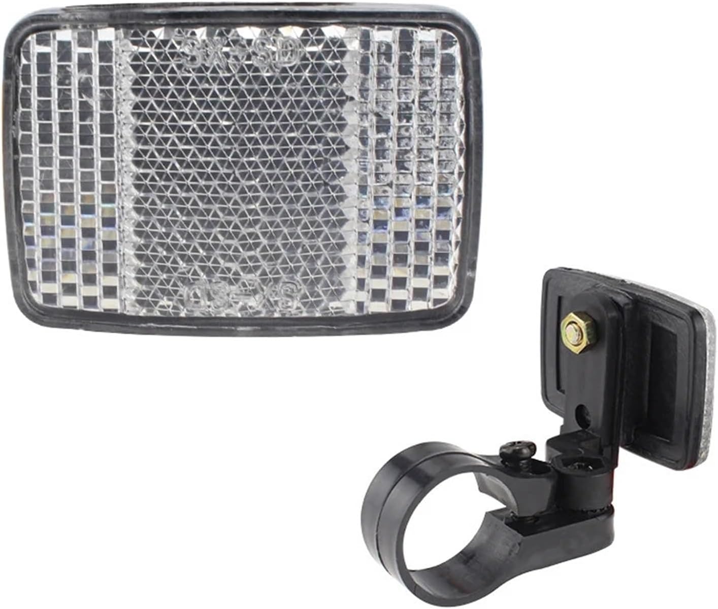 Bike Reflectors 10 Pcs Bicycle Plastic Reflector Taillight Mountain Bike Night Front and Rear Warning