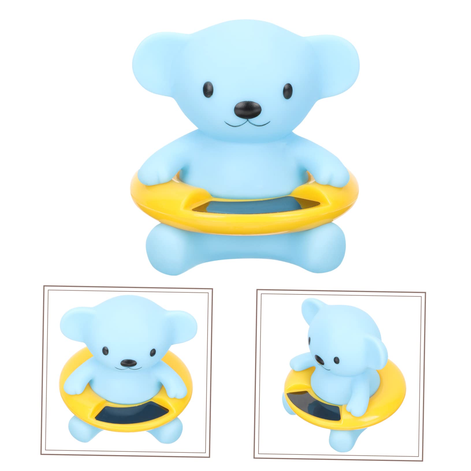 Sosoport 3 Pz Termometro Per Acqua Bagno Giocattolo Per Il Bagnetto Galleggiante Stanza Digitale Per Neonati Acqua Di Sicurezza Per Bambini Gel Di Silice Cartone Animato Bambino Vasca