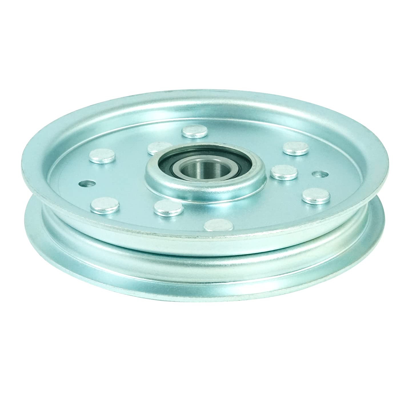 q&p Outdoor Power Idler Pulley Replace John Deere Part AM121108 Compatible with Sabre Models 1438 1538 1742 and 15.542 Scotts Models S1642 and S1742