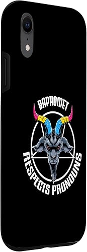 Miniatura 3 de Funda para iPhone XR Gothic LGBTQ Pansexual Goth Baphomet