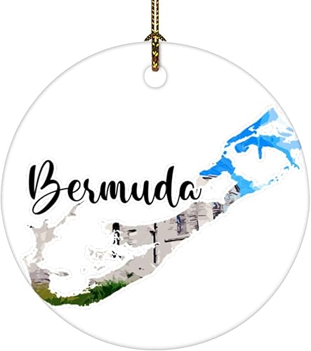 Miniatura 2 de Bermudas - Adornos de Navidad para viajes, diseño arquitectónico histórico, adorno para árbol de Navidad, decoración interior del hogar, granja,