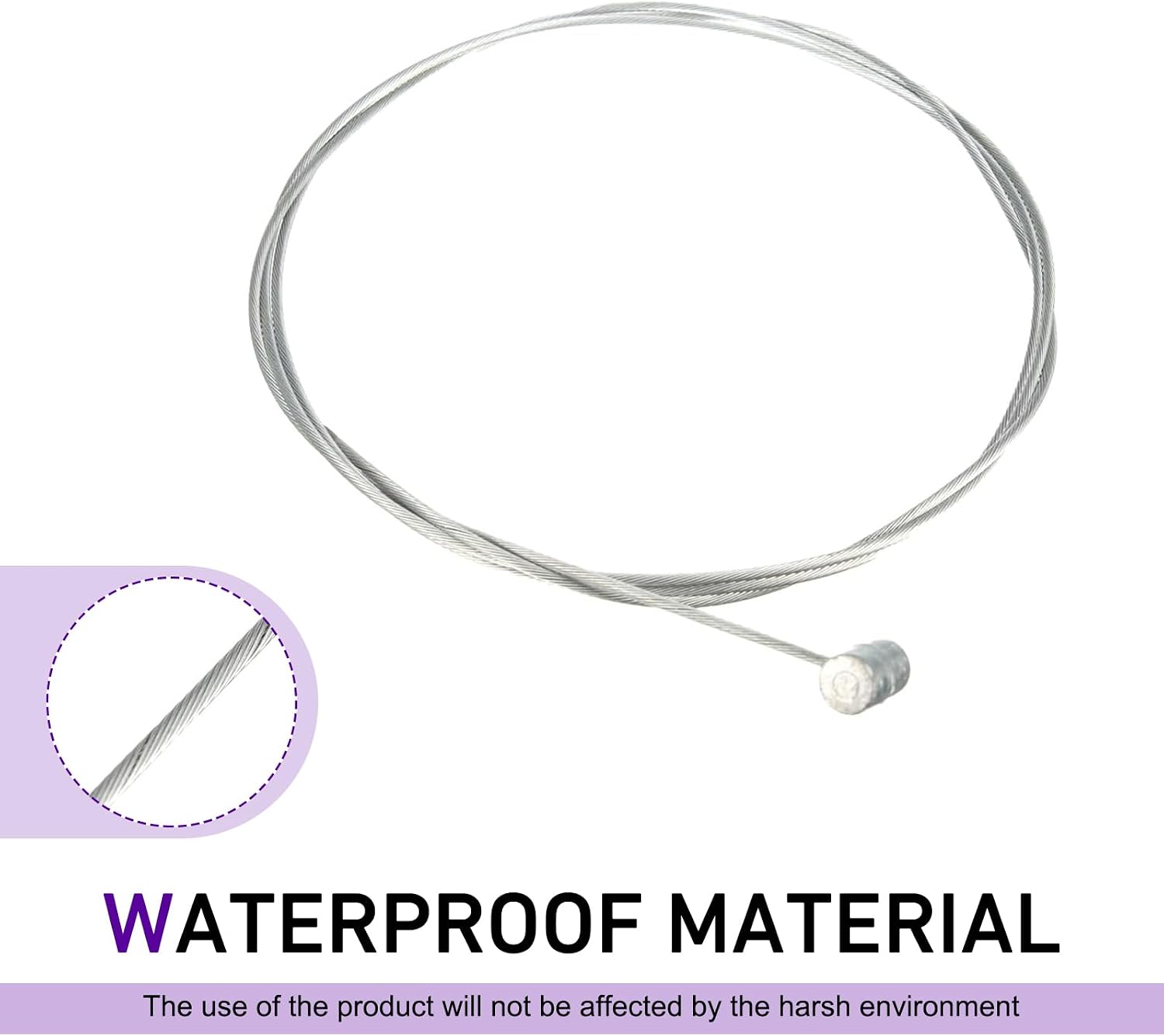 Car Brake Clutch Cable, Oil Throttle Cable Connector Modification Repair Kit, Multifunctional Emergency Brake Connector Repair Replacement Accessories, for Off-road, Motorcycles (Silver)