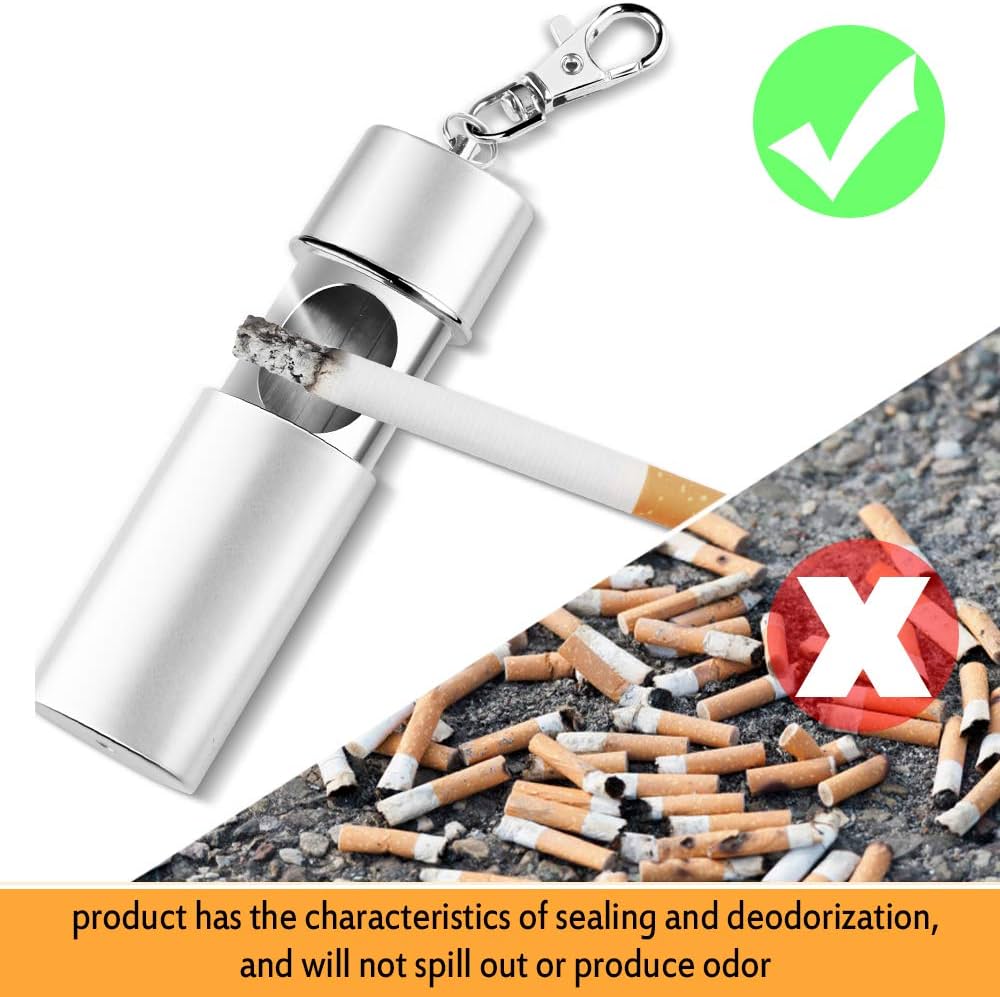 1 Pièces Cendrier De Poche Anti Odeur, Cendrier Portable, Cendriers De