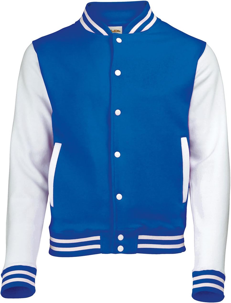 Unisex Varsity Jacket Medium Royal Blue/White