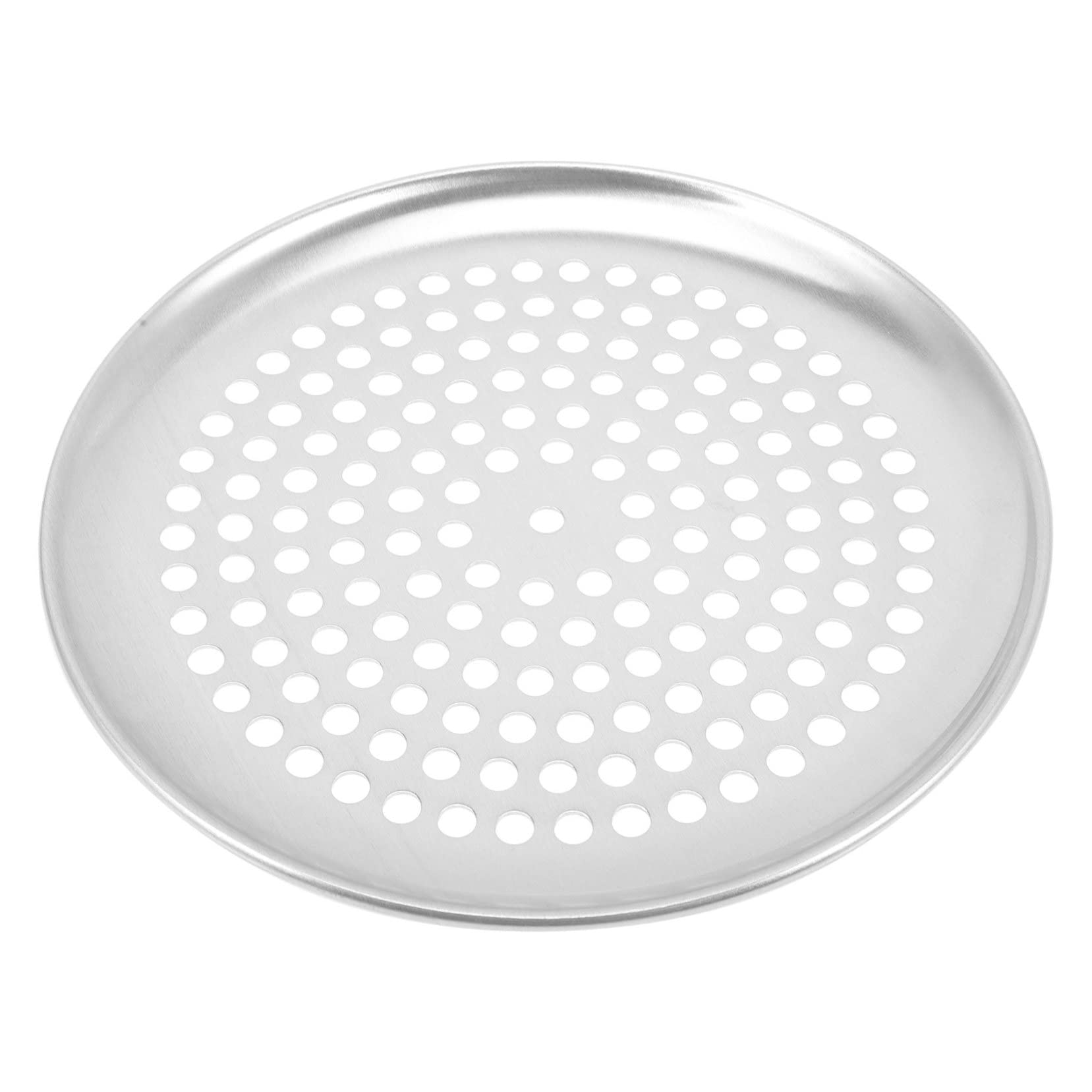 Lot 2 Plaques à Pizza Ronde Anti-Adhésive 20 Cm - Aluminium Perforé Pour Pizza Croustillante Au Four