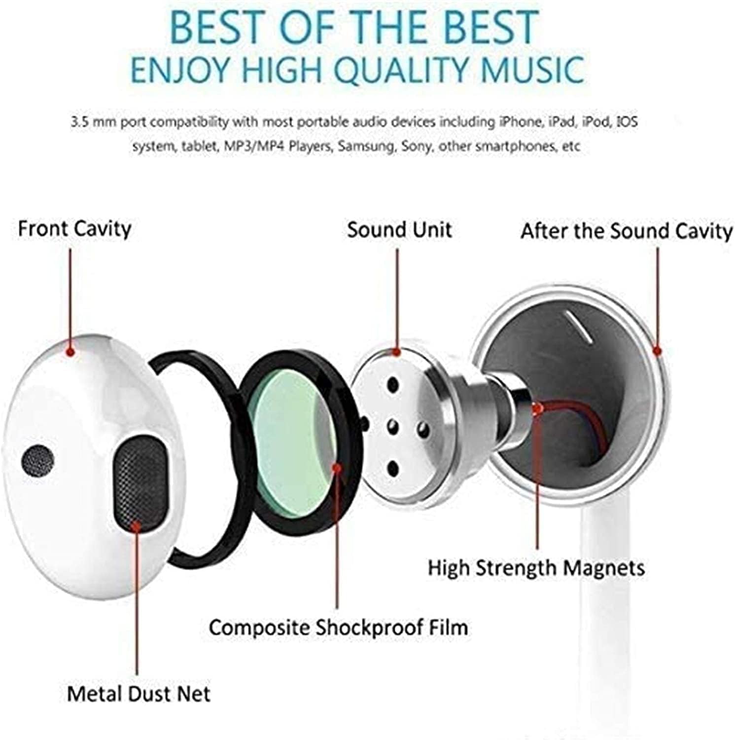 EarPods (jack cuffie da 3,5 mm) - (IT