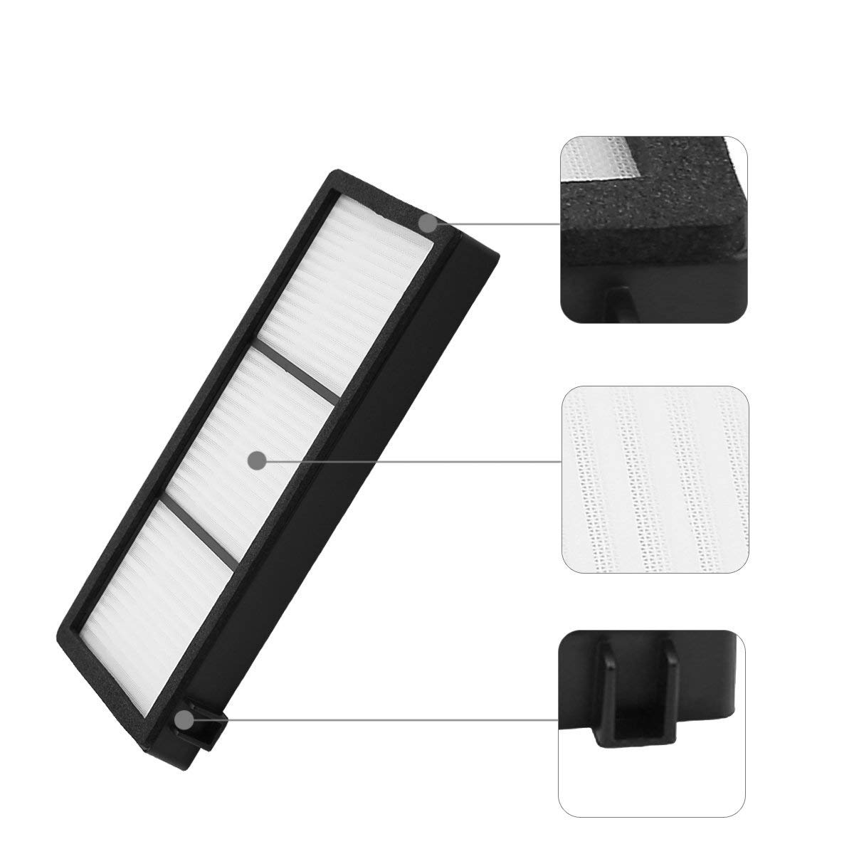 7pcs Filters and Spazzole K accessori per aspirapolvere per iRobot 800 900 Ser