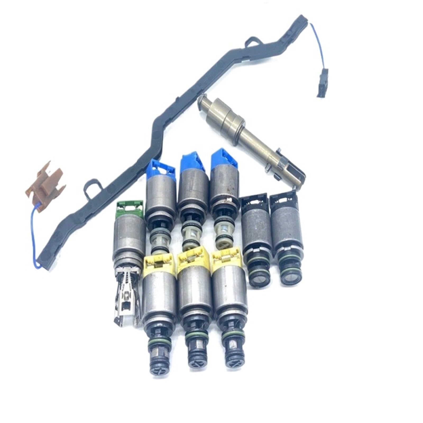 Dgoingpi One Color Zf6hp19 6Hp26 6Hp32 Transmission Solenoid Valve Kit With Harness 1068298043 Fit For Bmw Fit For Jaguar Transmission Valve Body Solenoid Gearbox Valve Bod
