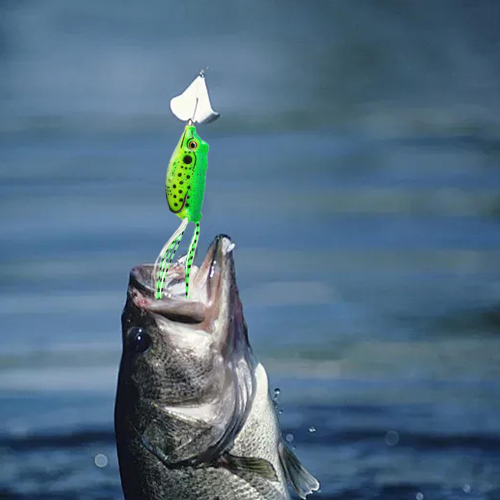 Amazon | 小さなフロッグベイト、ソフトフロッグフィッシングルアー