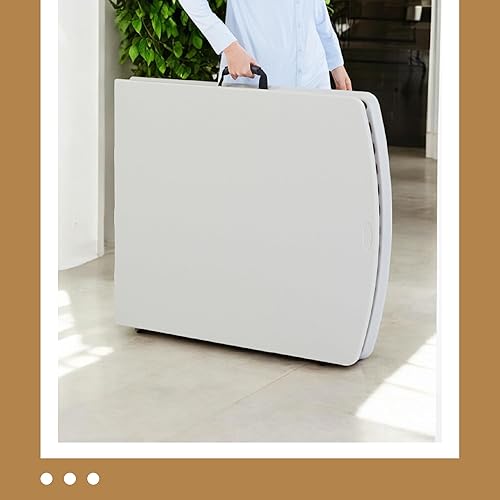 Miniatura 9 de OEF Furnishings Mesa plegable, 30" x 72", gris claro