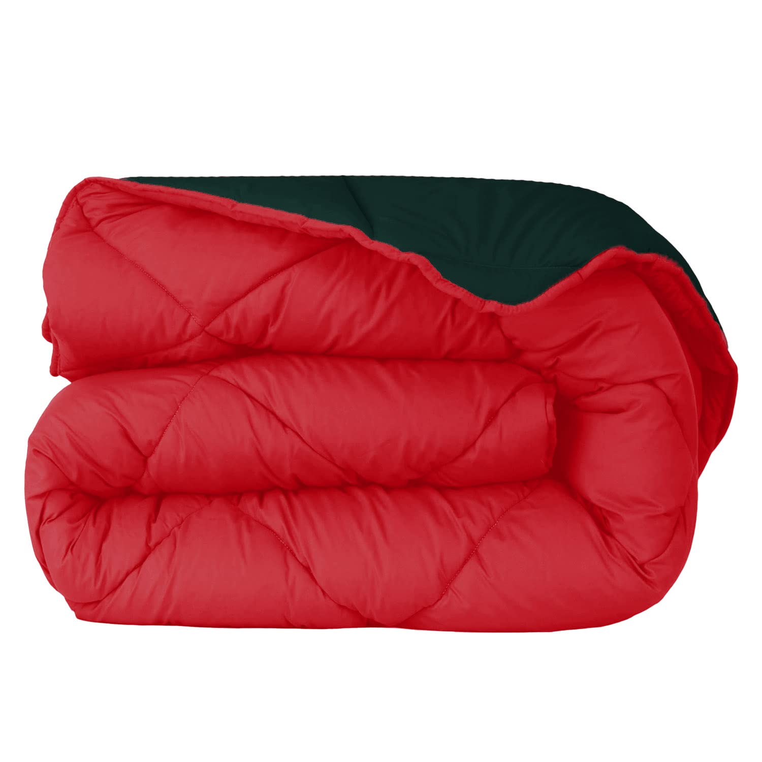 various Edredón Nórdico Bicolor - Edredón 400 gr/m² Microfibra de Poliéster 100% Reversible Transpirable Rellno Fibra Hueca siliconada válido para Cama de 90/105-180 x 270 cm Color Rojo y Negro