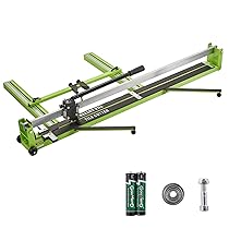 VEVOR Tagliapiastrelle Manuale Lunghezza di Taglio 1200 mm Spessore 6-15 mm, Tagliapiastrelle Manuale Telaio in Acciaio con Guida Laser, Taglierina di Ricambio Utensile per Taglio di Piastrelle