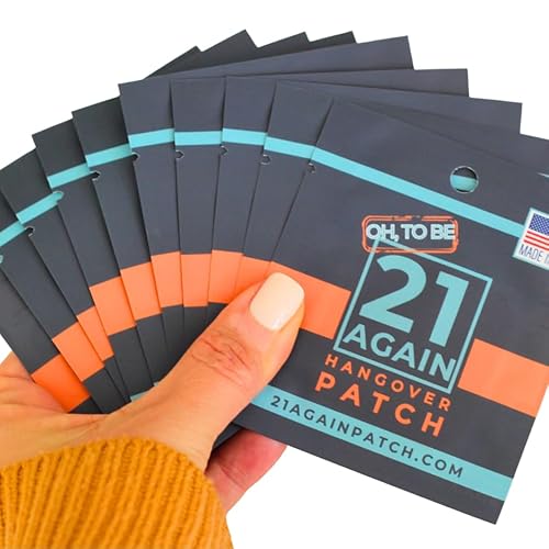 21 AGAIN Recovery Patch - Waterproof - 100% Made in The USA - 10 Pack