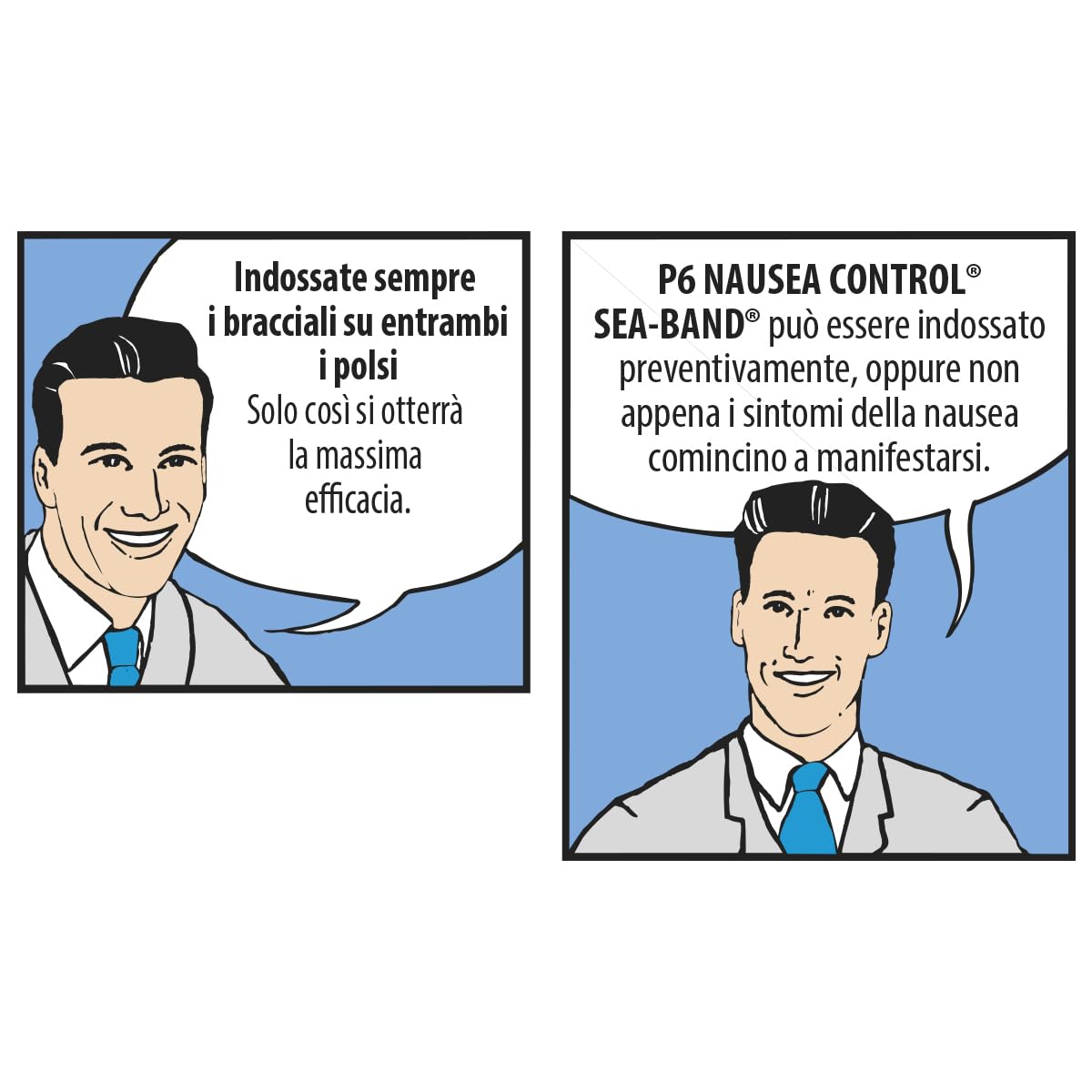 P6 Nausea Control Seaband Ad