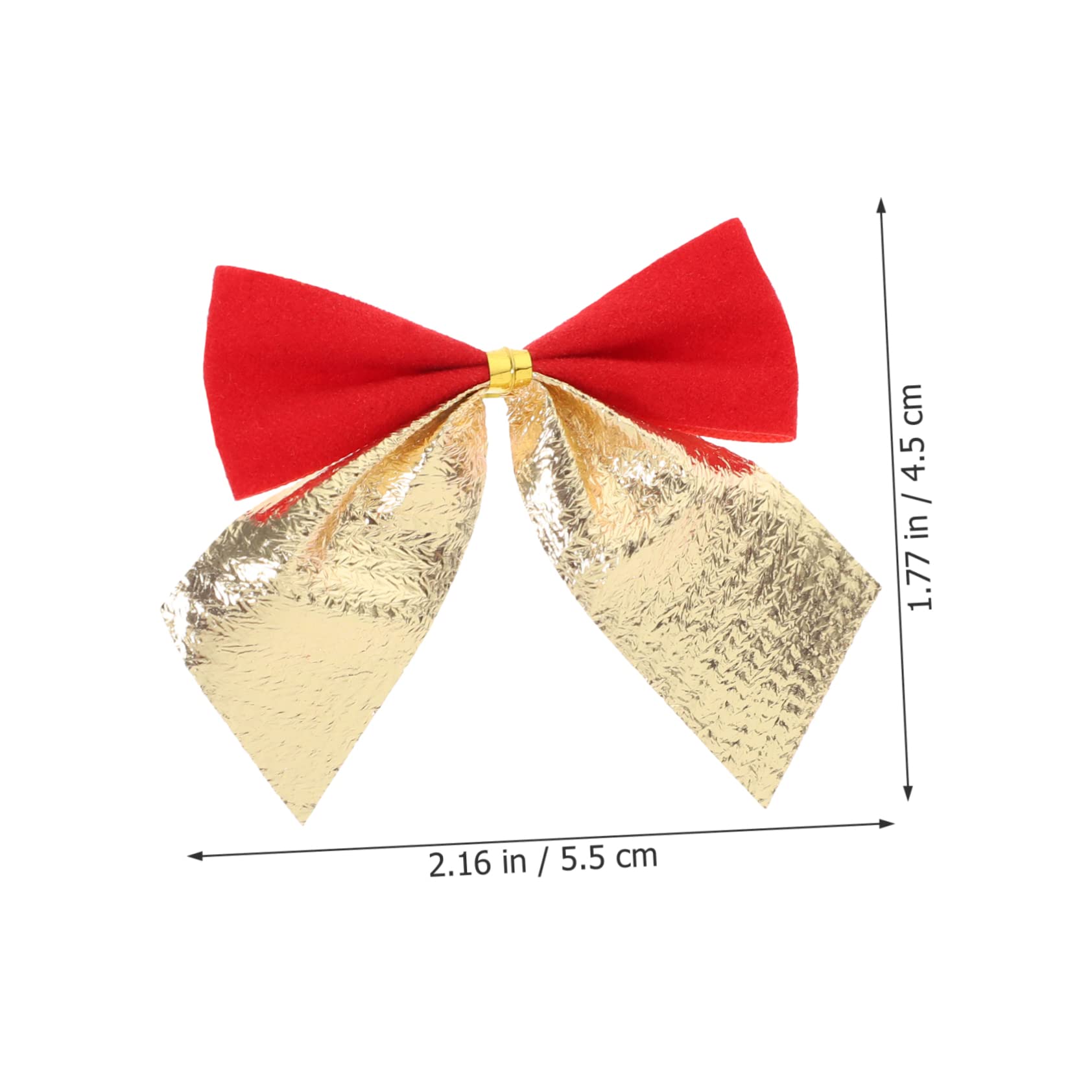 TOPBATHY 360 Piezas Lazo De Navidad Decoraciones para El Hogar Lazos para Envolver Lazos De Corbata De Navidad Mini Lazos De para Manualidades Paño De Flocado