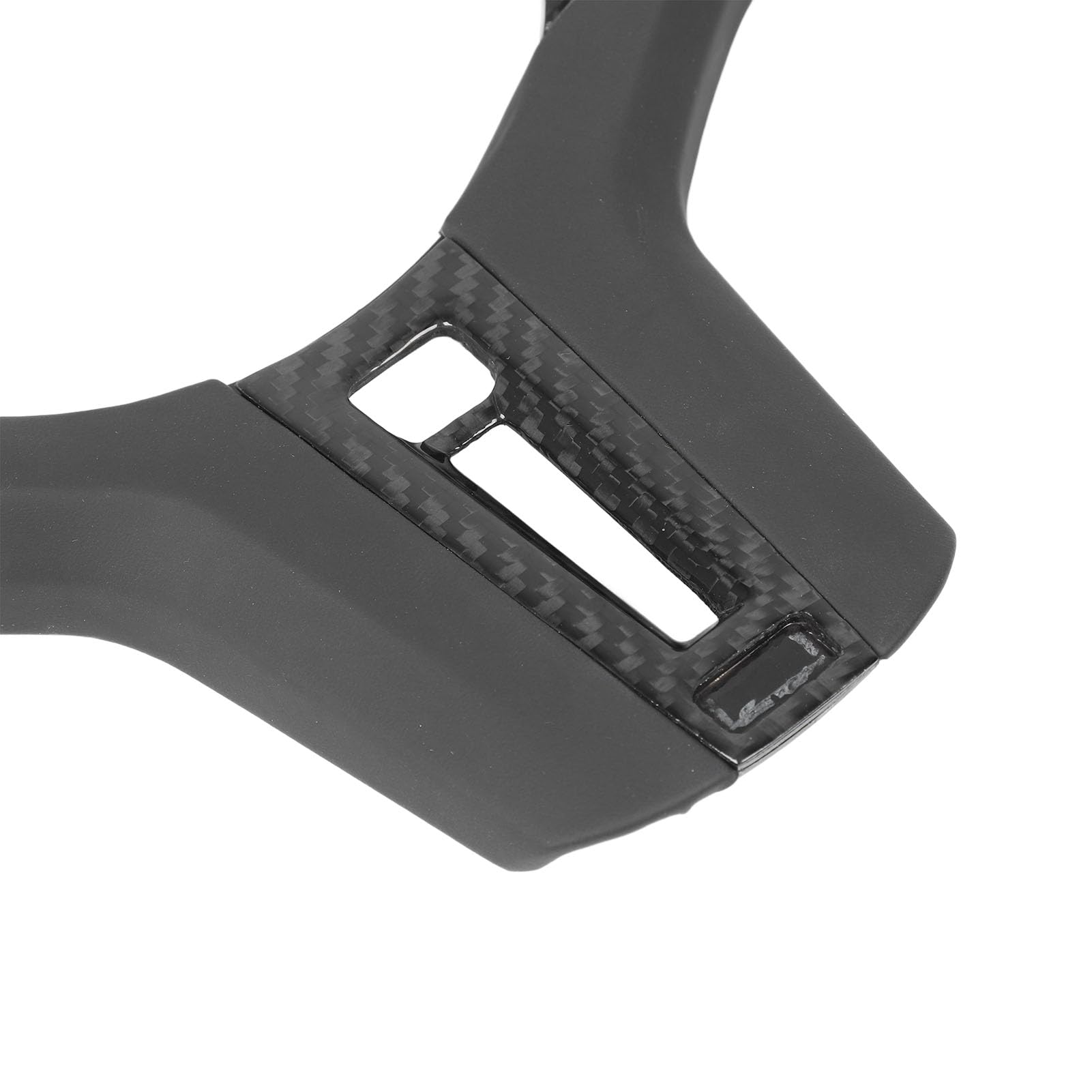 Cocoarm Cocoarm Marco de Volante de Fibra de Carbono, Embellecedor de Protección de Cuero de Napa para M5 X3 X4 F90 G30 G32 G01 G02, Agarre Cómodo para Estilo Deportivo (Sin botón de calefacción)
