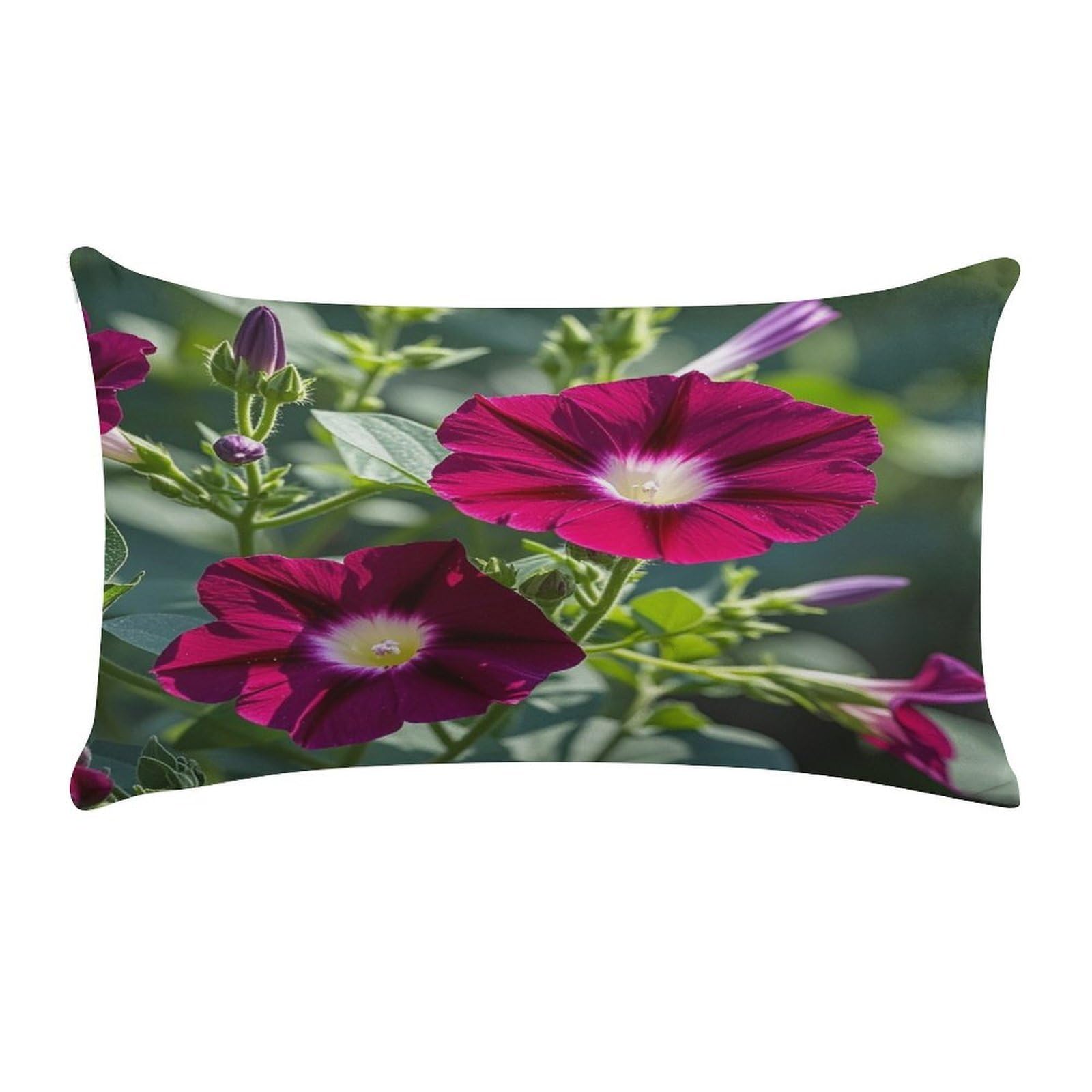 Funda de almohada rectangular suave para soporte de espalda 1