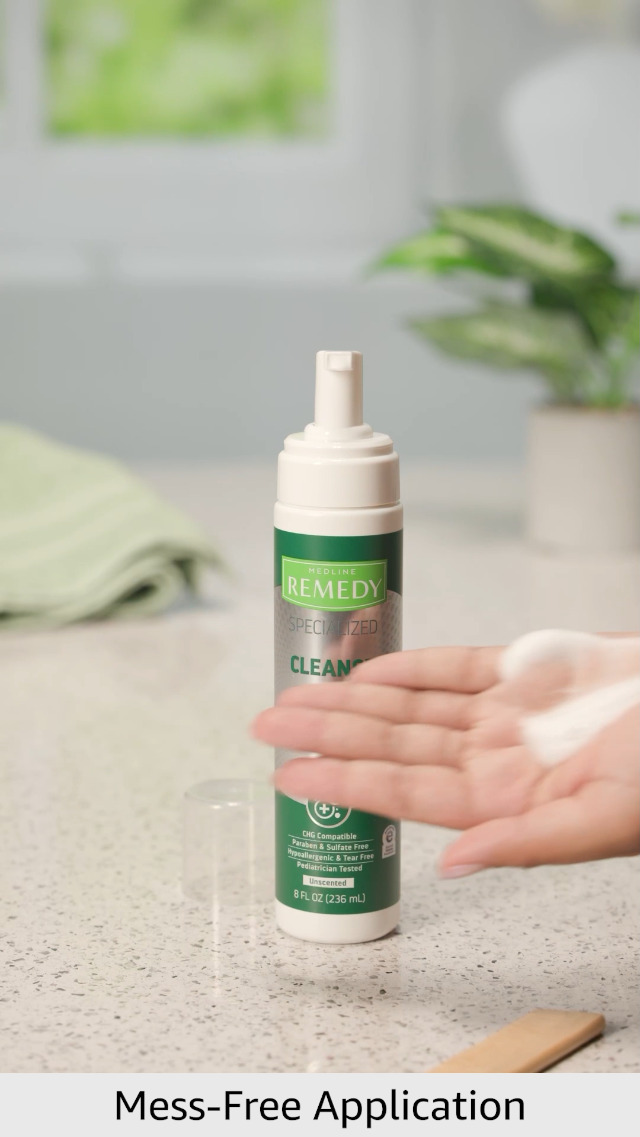Amazon.com: Medline Remedy Specialized No-Rinse Foam Cleanser