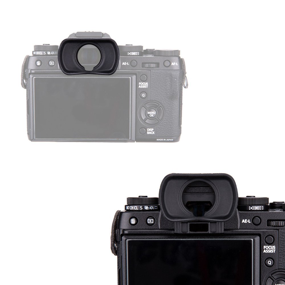 (2 Pack) JJC Oeilleton pour Fujifilm X-T5 X-T4 X-T3 X-T2 X-T1 X-H2 X-H2S X-H1 GFX100S GFX100 GFX100II GFX50S GFX50SII Remplacement Fuji EC-XT L, EC-GFX, EC-XT M, EC-XT S et EC-XH W