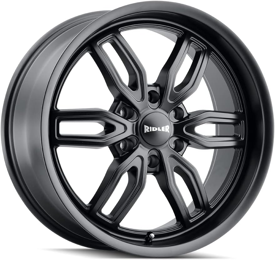 Ridler 609 20x9 6x5.5" +18mm Matte Black Wheel Rim 20" Inch