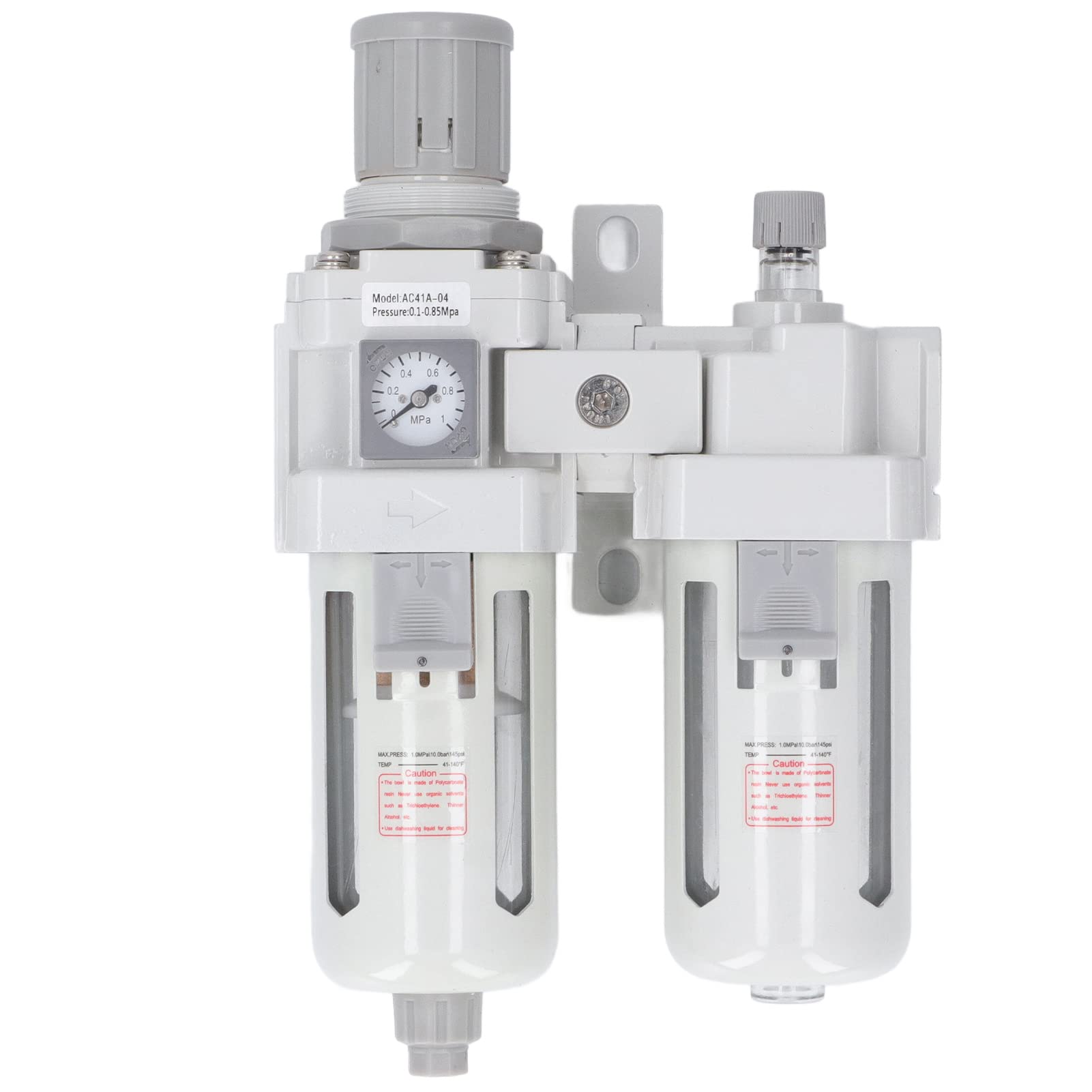 Fafeicy Regulator Ciśnienia Powietrza z Filtrem, Separator Wody i Oleju