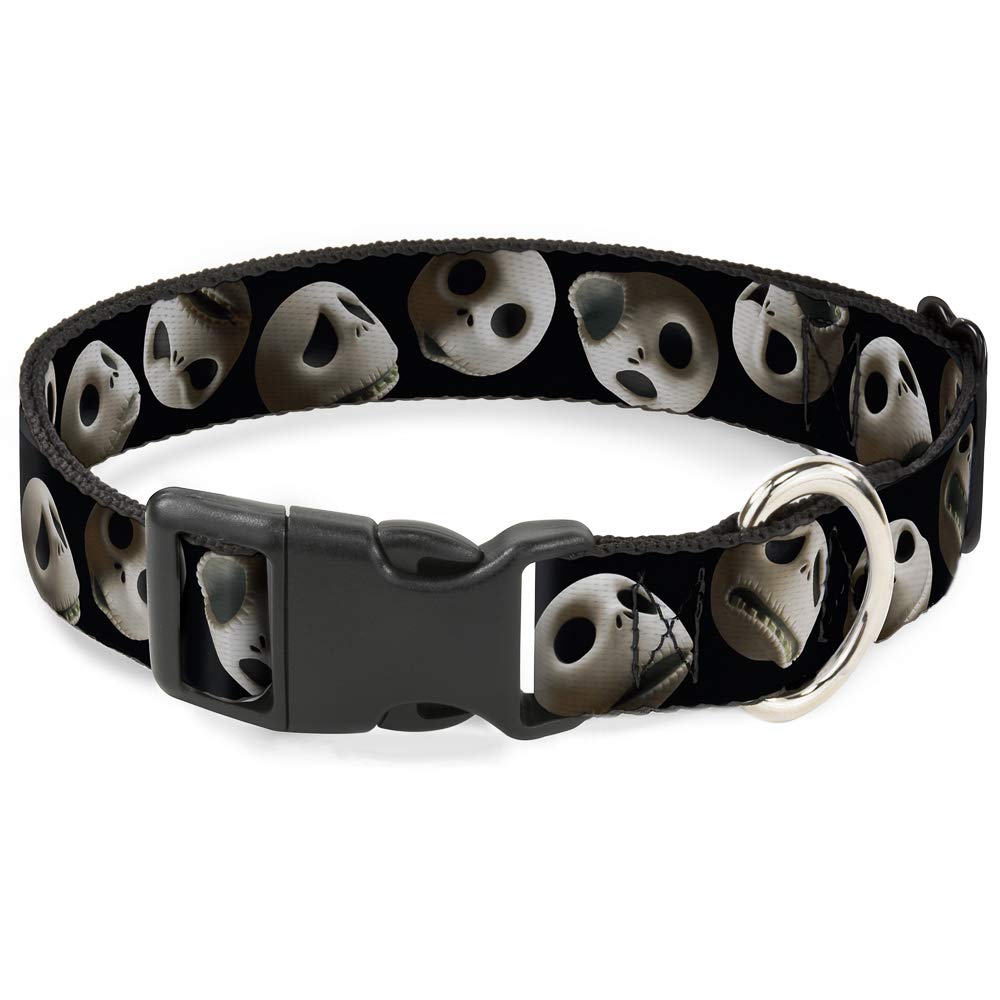 Collier clip plastique noir Buckle Down Jack accessoire de cou réglable chien