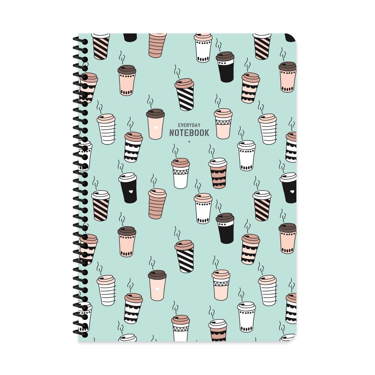 Keskin Color Quaderno a spirale per caffè formato A4, 80 fogli, in cartone