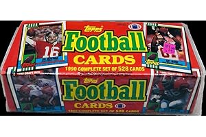 1990 Topps Football Cards 528 Complete Set: Capture the Gridiron Legends