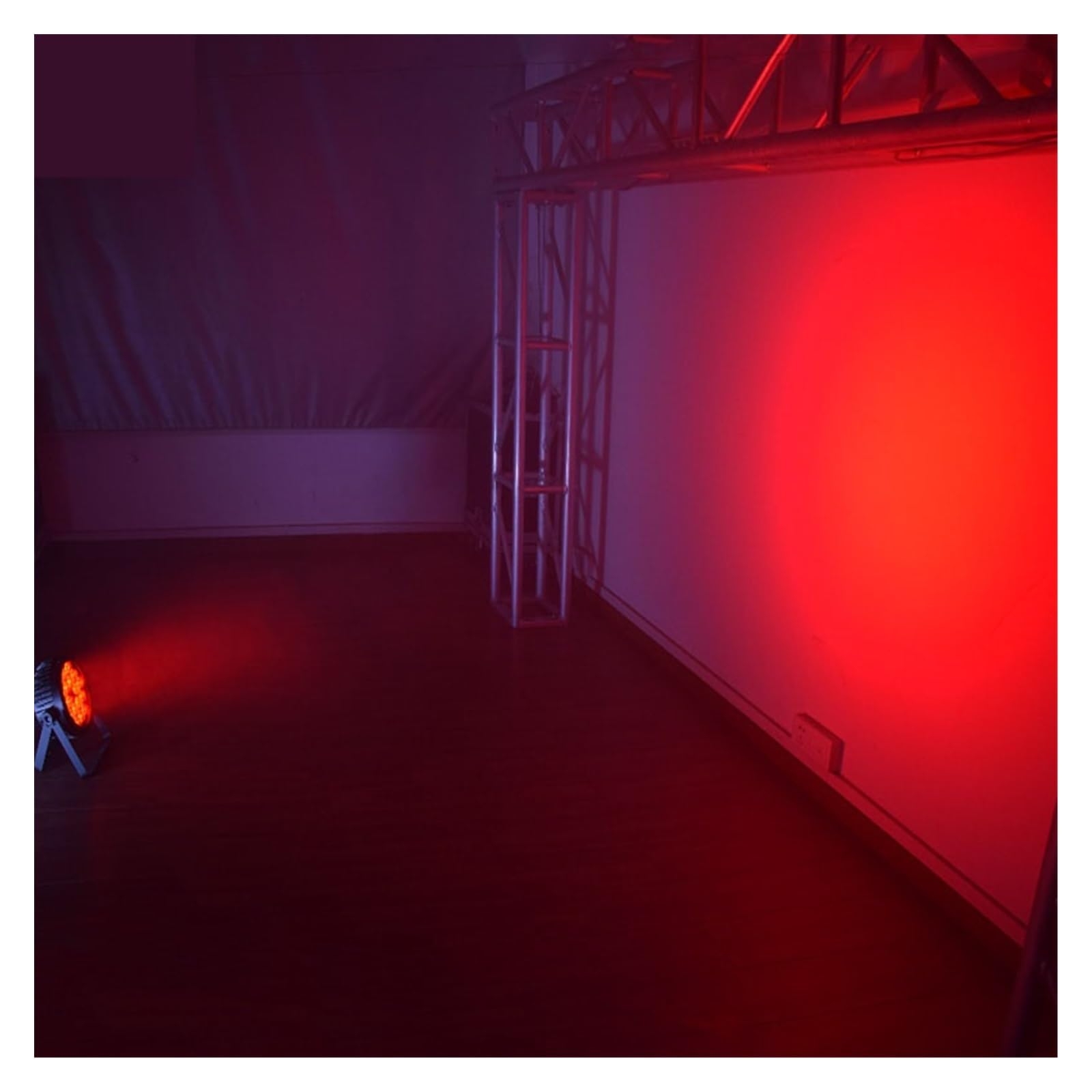 Bühnenbeleuchtung, DJ Lichter LED Flat Par 18x12W 4In1 RGBW Beleuchtung Outdoor Wasserdicht Steuerung Uplighting Sound aktiviert for Hochzeit Party(IP65 5-IN-1)