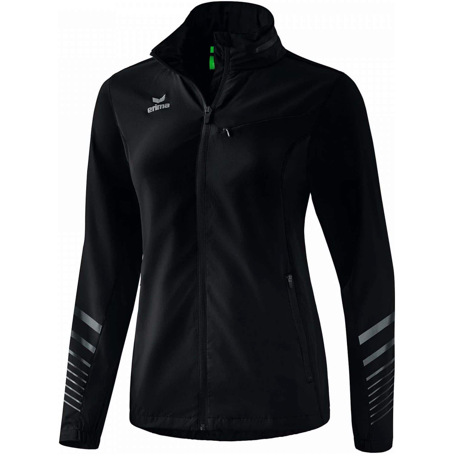 Erima Women Race Line 2.0 Running Jacket - Black, Size 46