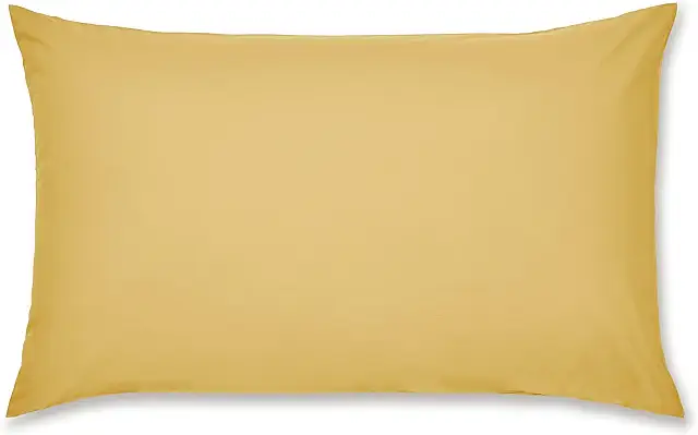 Kissenbezüge mit Hotelverschluss, 50x75 cm, 2 Stück, Ocker - Leicht zu bügeln