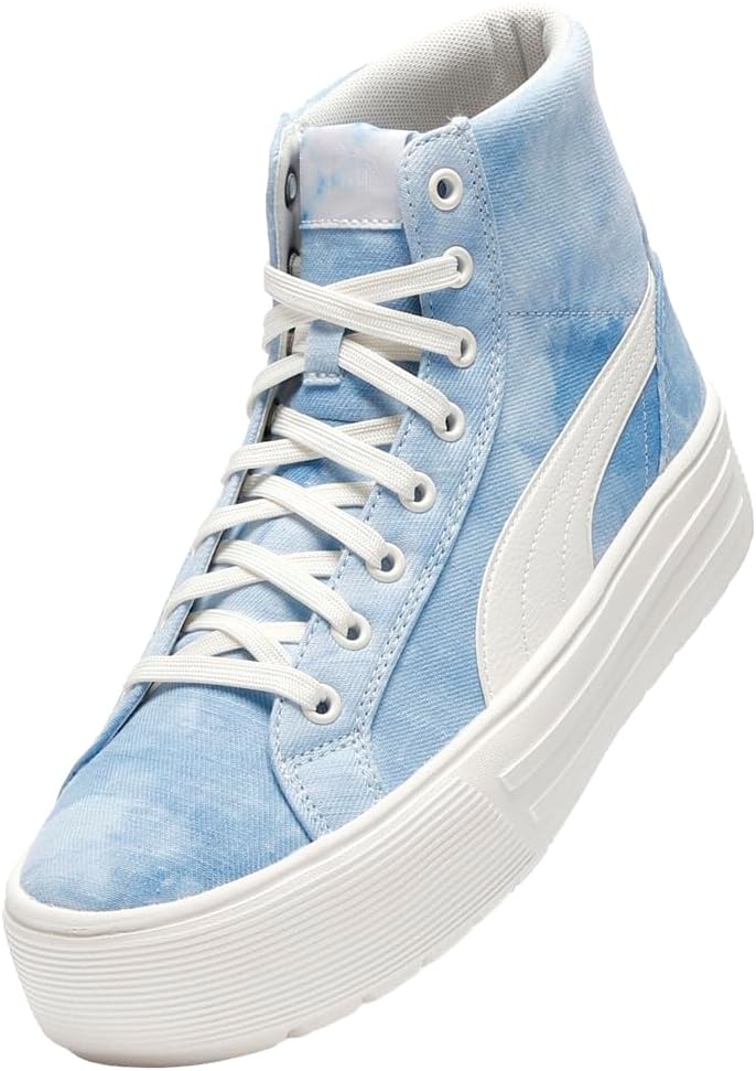 PUMA Womens Kaia 2.0 Clouds High Sneakers Shoes Casual - White