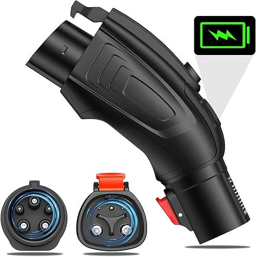 Miniatura 8 de Westsaim Adaptador de carga Tesla a J1772, 60A 250V Tesla cargador a J1772 adaptador apto para Ford, BMW, Chevrolet, Hyundai, Nissan, Honda, Toyota,