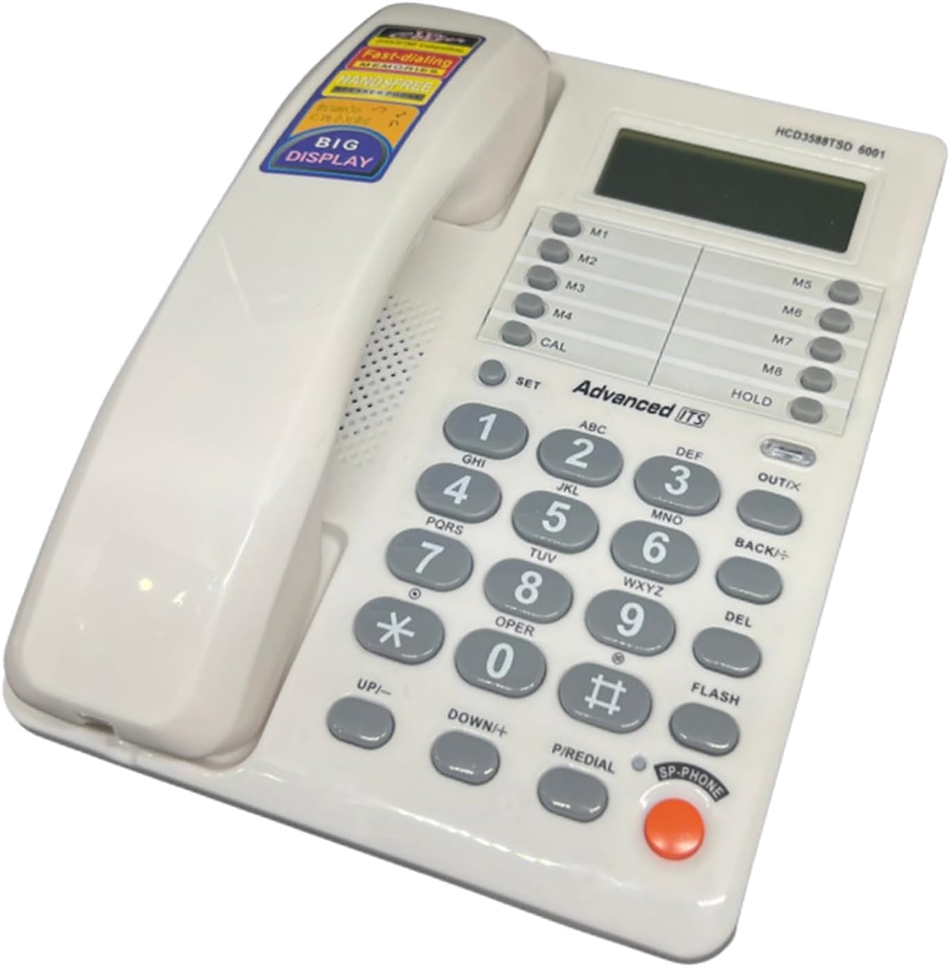 Azonee Corded Landline Phone With Caller ID/Call Waiting, Home Office Hotel Hands-Free Cable Telephone, Cordless Telephones & Handsets