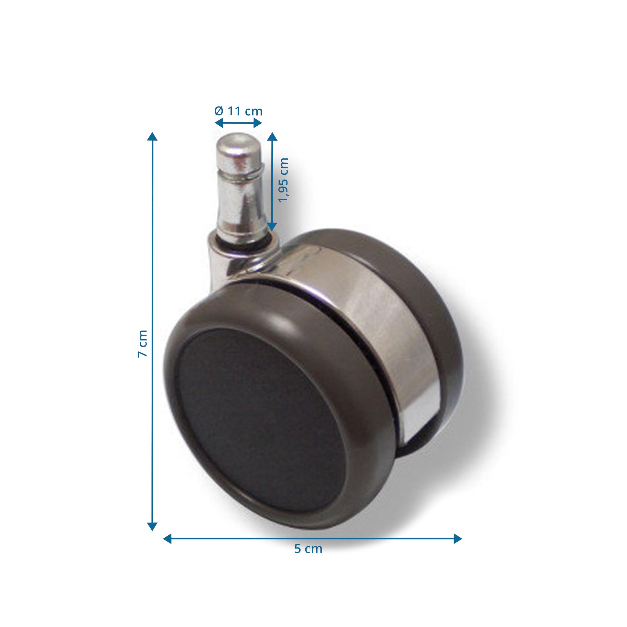 Hjh OFFICE 5x ROLO FREE 11mm/50mm Harde bodem - Bure