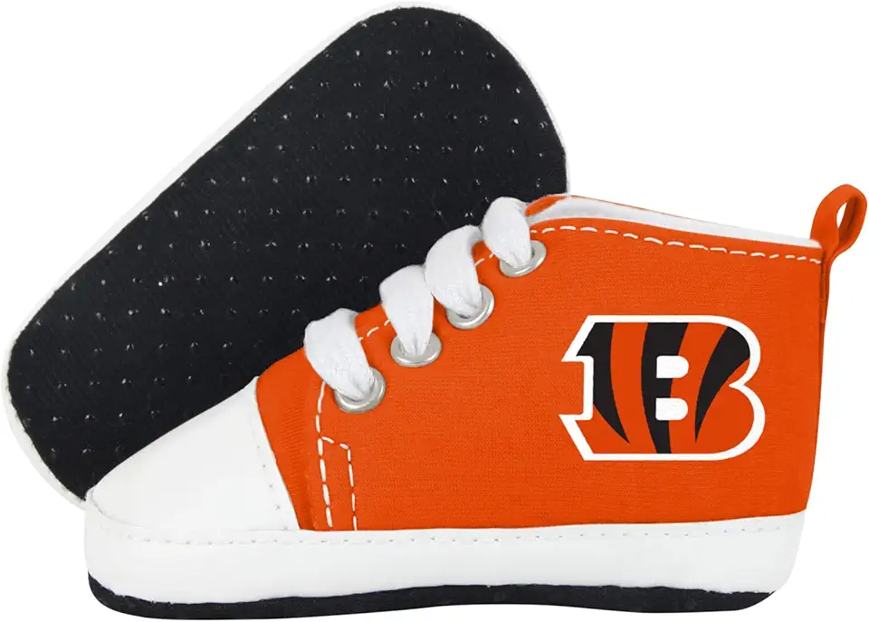 FOCO NFL Big Logo Infant Canvas Baby Bootie Pre-Walker Shoe