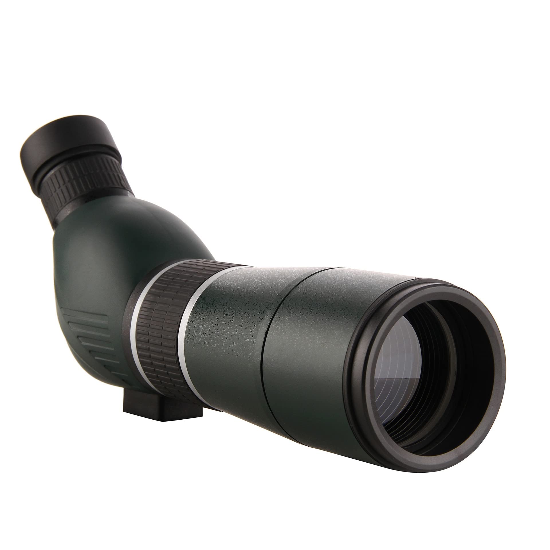 Telescopio Terrestre 20-60X60 con Trípode, Bolsa de Transporte, Adaptador for Teléfono Inteligente - BAK4 Monocular de Observación de Aves Impermeable en Ángulo de 45° for Tiro al Blanco, Caza, Paisaj